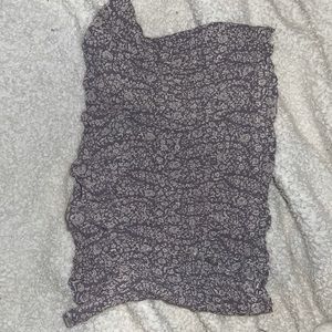 Lilac purple smocked tube top